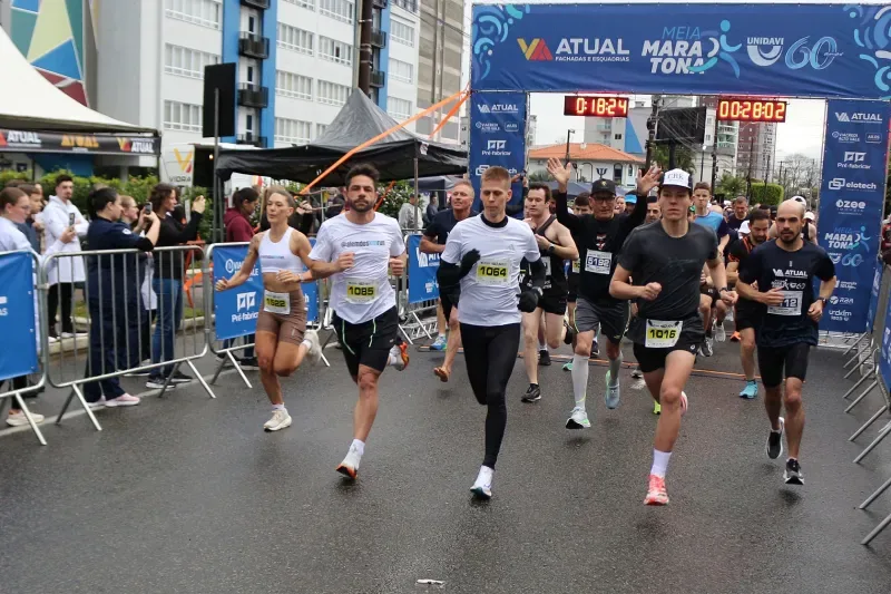 A Meia Maratona da Unidavi foi organizada pelo SESI +Saúde de Rio do Sul. (Fotos: Debora Claudio)