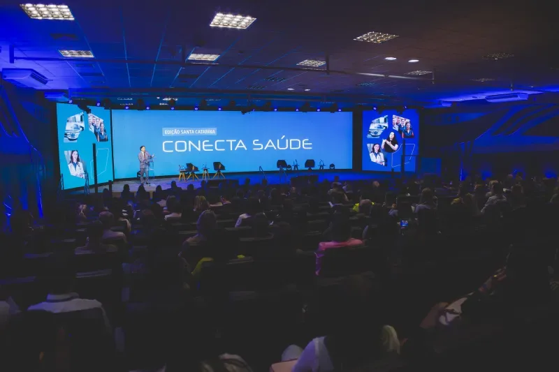 Primeira edição do Conecta Saúde foi realizada na sede da FIESC em 2025 (Fabricio de Almeida)