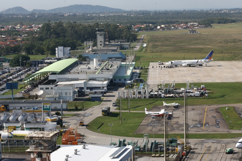 Aeroporto Hercílio Luz, em Florianópolis (foto: Acervo Infraero)