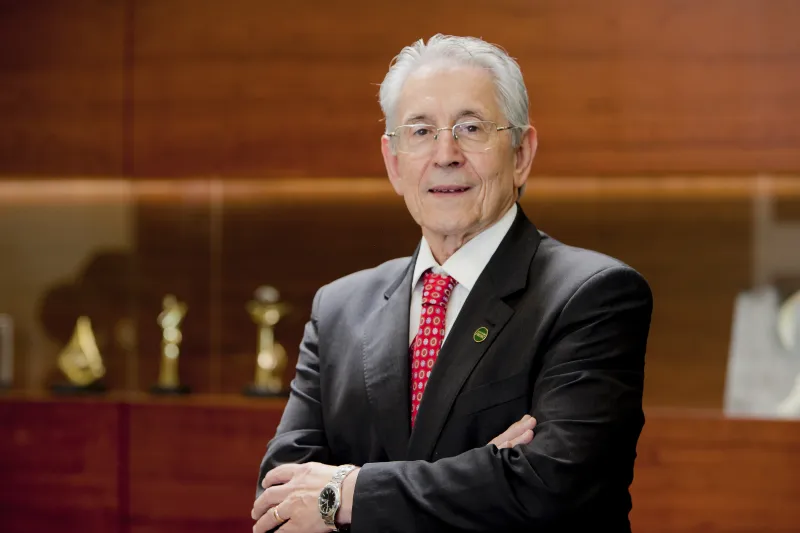 Presidente da da FIESC, Glauco José Côrte (foto: Fernando Willadino)