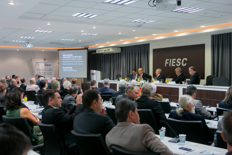 Painel foi realizado durante reunião de diretoria da FIESC (foto: Fernando Willadino)