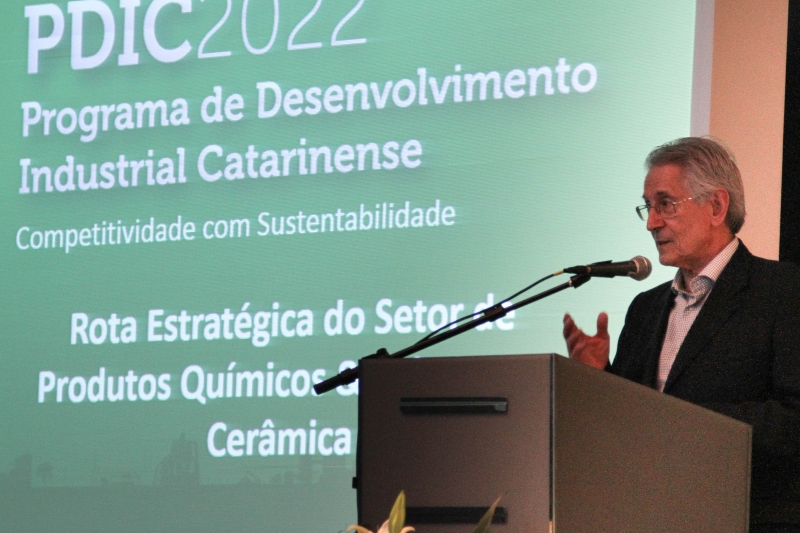 Presidente da FIESC, Glauco José Côrte, destacou o papel indutor do PDIC. (Foto: Fábio Almeida)