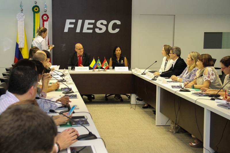 Reunião foi realizada na FIESC, na tarde desta quinta-feira (3), em Florianópolis (foto: Filipe Scotti)