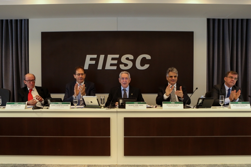 Diretoria da FIESC aprovou os nomes do homenageados nesta sexta-feira (28) (foto: José Luiz Somensi)