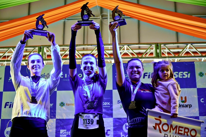 pódio feminino jaraguá