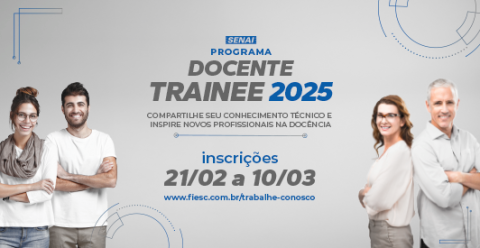 Programa Docente Trainee SENAI 2025