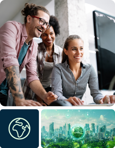 Usuários utilizando o serviço oferecido pelo Hub Social